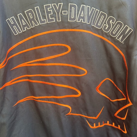 2011 Harley Davidson Full Zip Reversible Jacket w/ Removable Sleeves/Vest 2XL - Picture 11 of 15